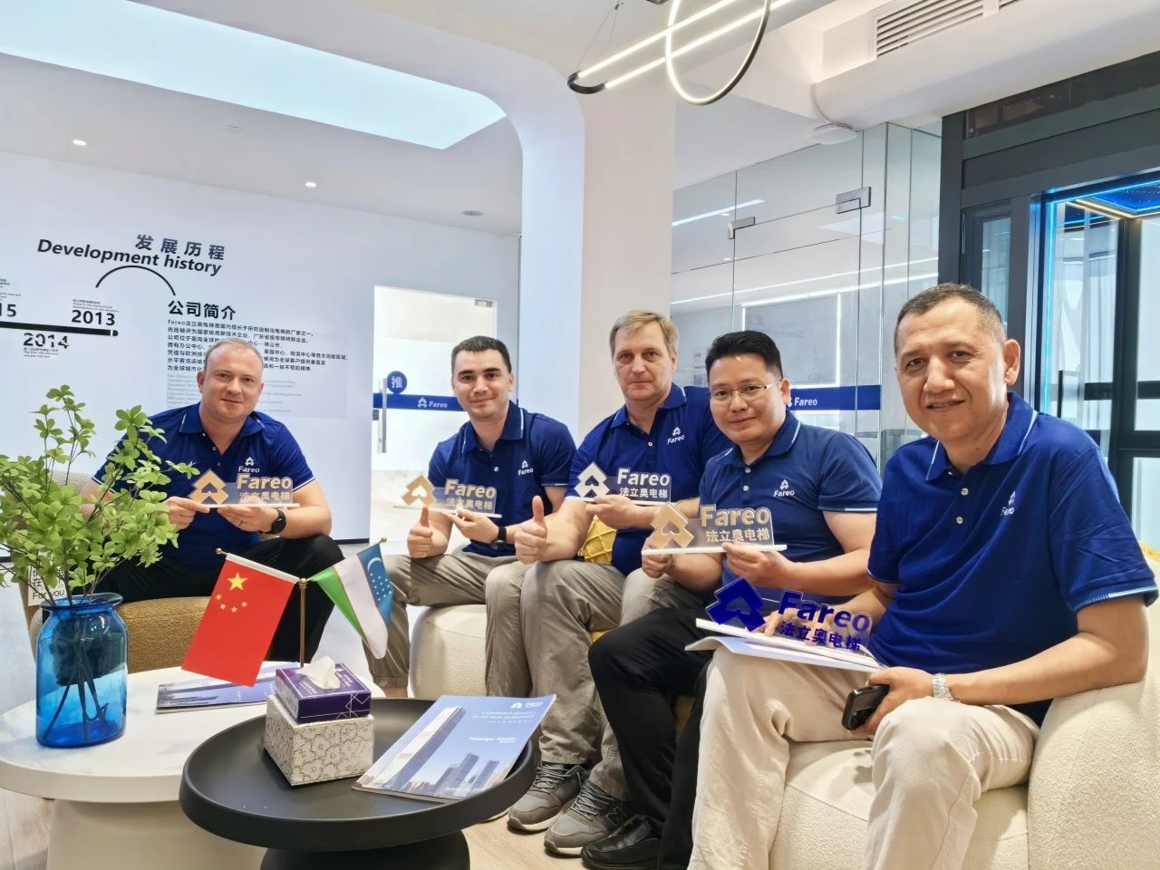 世界品質(zhì)中國制造，海外骨干團隊到法立奧電梯考察交流